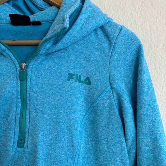 Fila Women's thumb hole Blue Sweater Size M - Picture 5 of 8